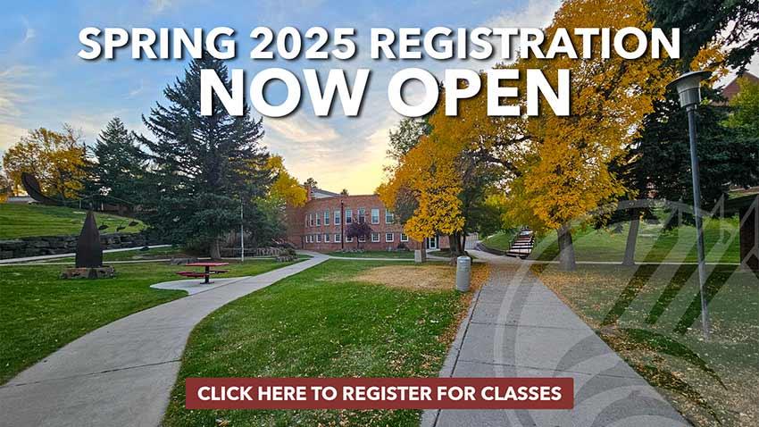 Spring 2025 Registration is now open - Click to register. [Fall photo - Sidewalks to Pershing Hall] 